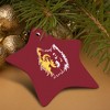 Northern State University Primary Logo StarShaped Porcelain Holiday Christmas Tree Ornament  3.1" - 4 of 4