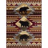 Kumasinova Southwest & Nature Lodge Area Rug – Vibrant for Living Room, Kid & Pet-Friendly, Made in Turkey, Stain-Resistant Door Mat - 2 of 4