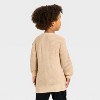 Toddler Boys' Marvel Spidey Chunky Knit Sweater - Tan - 3 of 4