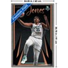 Trends International WNBA New York Liberty - Jonquel Jones 25 Framed Wall Poster Prints - 3 of 4