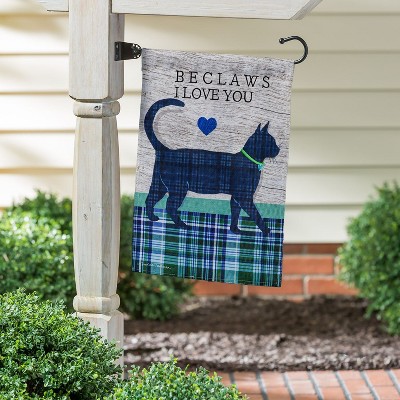 Evergreen Beclaws I Love You Garden Burlap Flag 12.5 x 18 Inches Indoor Outdoor Decor