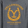 Men's - Yellowstone - Horseshoe Lockup Long Sleeve Graphic T-Shirt - 2 of 4