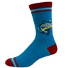 Crazy Dog T-Shirts Men's Eat Sleep Fish Socks Funny Fishing Lover Father's Day Graphic Footwear - image 3 of 4