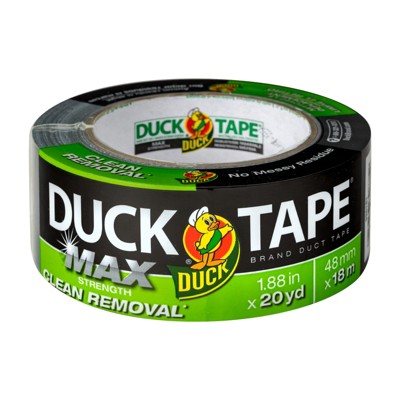 Duck 1.88 X 20yd Duct Industrial Tape Black : Target