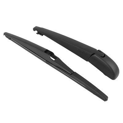 X-Autohaux Plastic Metal Rubber for Toyota Kluger 2006-2017 Windshield Wipers 12" Black