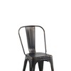 IHOMEADORE 18Inch Industrial Metal Dining Chairs set of 4 - 4 of 4