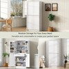 KTMBDW Pantry Storage Cabinet 72" H, with Doors, Drawer, 3 Adjustable Shelves, Freestanding Cupboard, Laundry - 4 of 4