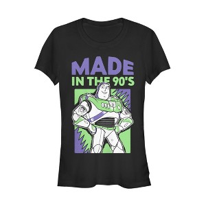 Juniors Womens Toy Story Buzz Lightyear Made in 90s T-Shirt - 1 of 3