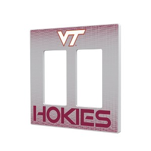 NCAA ACC Universities Linen Hidden-Screw Light Switch Plate for Double Rocker - 1 of 4