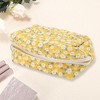 Unique Bargains Women Portable Camellia Flower Makeup Bag 1 Pc - 2 of 3