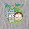 Men's Rick And Morty Floating Heads T-Shirt - 2 of 4
