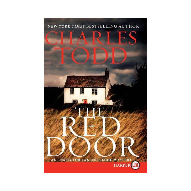 The Red Door - (Inspector Ian Rutledge Mysteries) Large Print by  Charles Todd (Paperback), 1 of 2