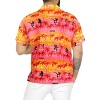 LA LEELA Men's Hawaiian Shirts Short Sleeve Button Down Shirt Mens Holiday Shirts Summer Beach Casual Aloha Tropical Shirts for Men Funny - 2 of 4