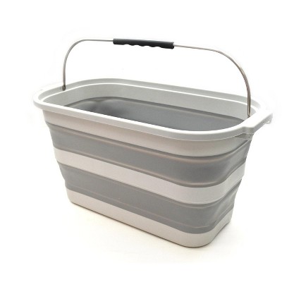 SAMMART Collapsible Rectangular Handy Basket/Bucket