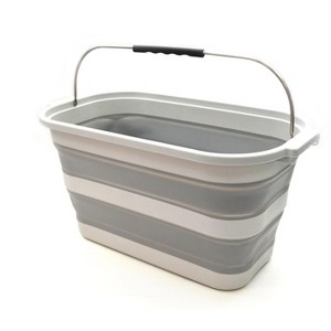 SAMMART Collapsible Rectangular Handy Basket/Bucket - 1 of 4
