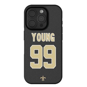 Keyscaper NFL New Orleans Saints Players Game Tactic Bump Cell Phone Case for Apple iPhone - 1 of 4