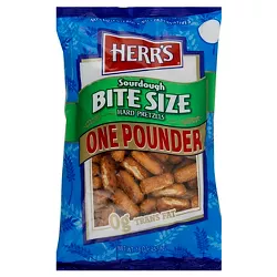 Herr's Sourdough Bite Size Hard Pretzels - 16oz