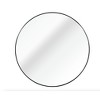 Okak 42/39/36/30IN Minimalism Round Mirror, Wall Mount Bathroom Mirror with Aluminum Frame, Circle Mirror for Bathroom, Living Room, Bedroom - 4 of 4