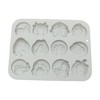 Unique Bargains Candy Making Moulds 12-Cavity Zodiac Signs Candy Mould Set Hand Wash 8.43"x6.65"x0.83" 1 Pc - 3 of 4