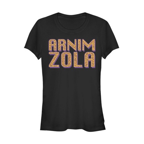 Juniors Womens Marvel Arnim Zola Villain Logo T shirt Black