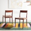 Eluned Leather Dining Chair (Set of 2) - DCH1201 - Safavieh - 3 of 4