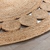 Well Woven Ellie Hand-Braided Geometric Jute Natural Area Rug - 4 of 4