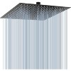 Kumasinova 16" High Pressure Rainfall Shower Head,Utra Thin 304 Stainless Steel Ceiling-Mounted Showerhead with Anti-Clogging Nozzles - 2 of 4