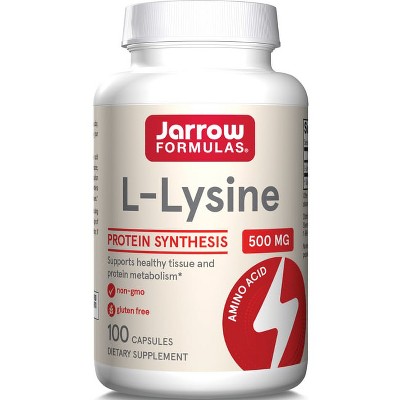 Jarrow Formulas, Inc. L-Lysine 500 mg 100 Caps.