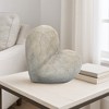 Creative Abstract Ceramic Heart Sculpture, Room, Office Decor or Gift - 3 of 4
