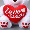 Press its hand to hear "I Love You"—a soft, blushing plush bear that makes the perfect romantic Valentine's gift for anyone - 4 of 4