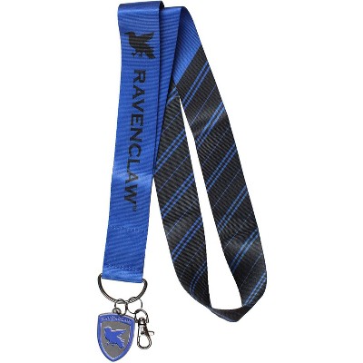Harry Potter Lanyard With 2" Embossed Metal House Charm - Ravenclaw