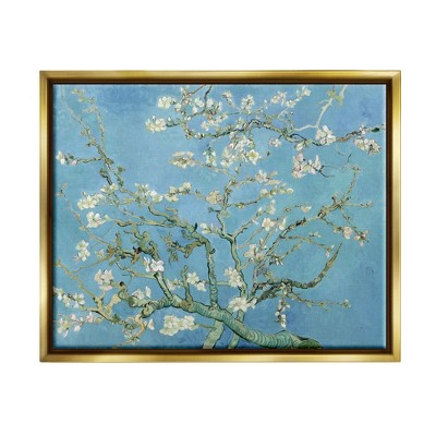 Stupell Industries Almond Blossoms Vincent van Gogh Framed Floater Canvas Wall Art