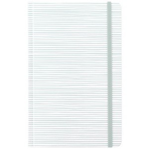 Sugar Paper Essentials 200pg Ruled Journal 7.75"x5.625" Dusty Blue: Hard Cover, Lined Paper, Elastic Closure, Adult Notebook - 1 of 4