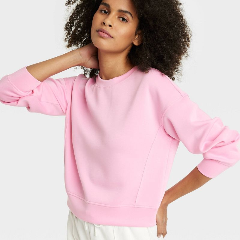 Women's Sandwash Crewneck Pullover - All In Motion™, 6 of 14