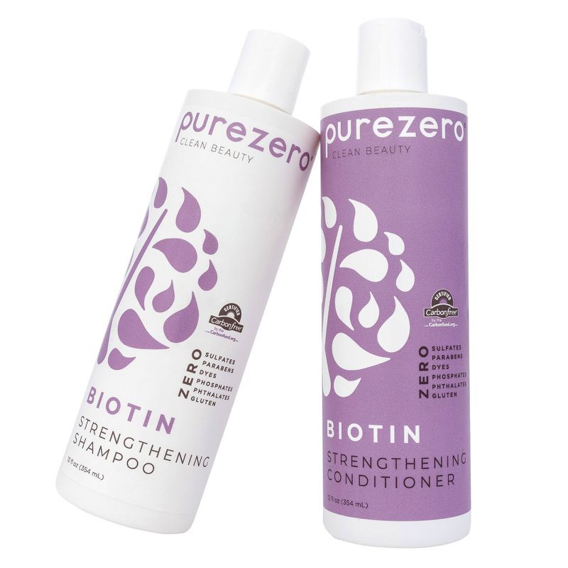 Purezero Biotin Strengthening Shampoo - 12 fl oz, 4 of 12