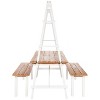 Willamy 3 Pc Dining Set - Outdoor - PAT6761 - Safavieh - 4 of 4
