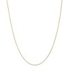 Black Bow Jewelry 0.7mm 14k Yellow Gold Solid Round Parisian Wheat Chain Necklace - 3 of 4