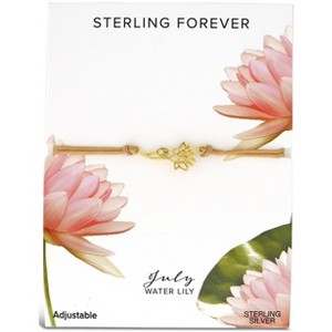 SHINE by Sterling Forever Sterling Silver Birth Flower Bolo Bracelet - 1 of 2