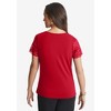 Jessica London Women's Plus Size Stretch Lace Neckline Top - 3 of 4