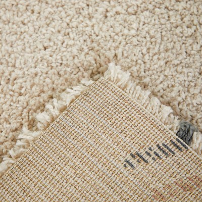 Rupa Multicolor Cream Shag Kids' Area Rug 5'3" x 7'