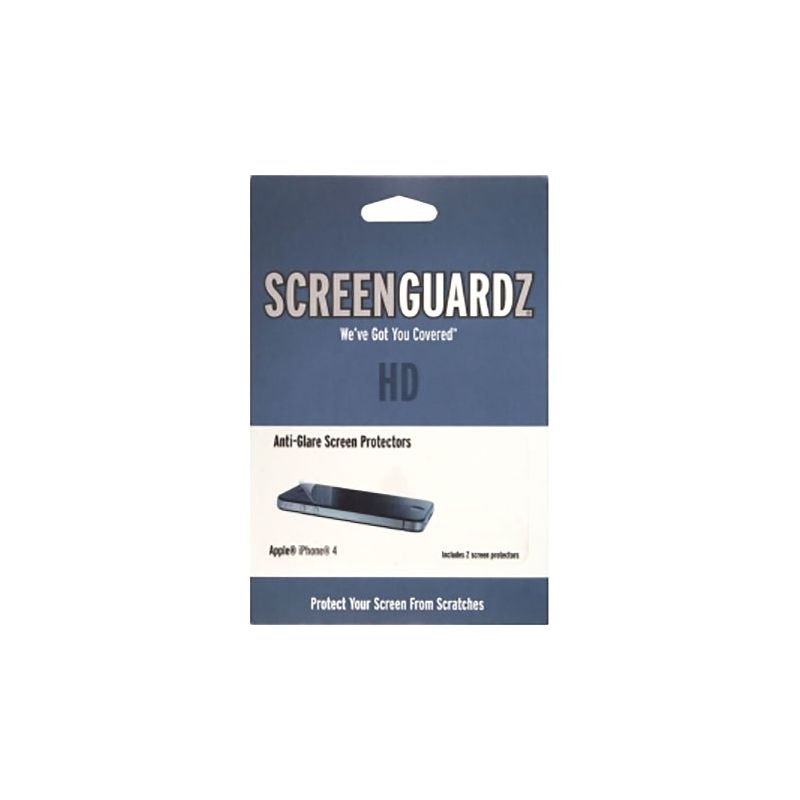 BodyGuardz ScreenGuardz HD Screen Protector with Anti Glare for Apple iPhone 4S/4  (2 Pack), 1 of 2