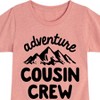 Girls' - Instant Message - Adventure Cousin Crew Fitted Short Sleeve Graphic T-Shirt - 2 of 4