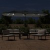 Garden Parasol Anthracite Polyester, Powder-Coated Iron  vidaXL - 3 of 4
