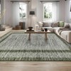 Modern Geometric Washable Rug – Non-Slip Low Pile  Carpet for Living Room, Bedroom & More - 4 of 4