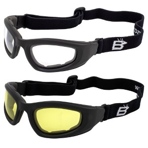 2 Pairs of Birdz Eyewear SOAR Safety Goggles with Clear, Yellow Lenses - 1 of 4