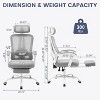Coucheta Ergonomic Gaming & Office Chair Collection - High-Back Breathable Mesh, 3D Armrests & Lumbar Support, Multiple Colors - 2 of 4