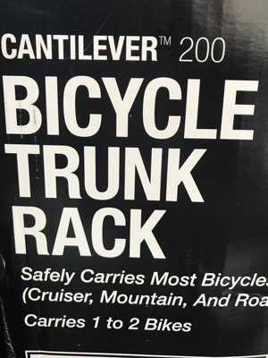 Bell bike trunk rack cantilever 200 2 reviews hot sale