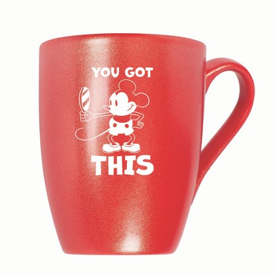 Elanze Designs You Got This 10 ounce New Bone China Coffee Tea Cup Mug, Crimson Red