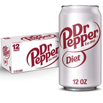 Diet Dr Pepper Soda - 12pk/12 fl oz Cans