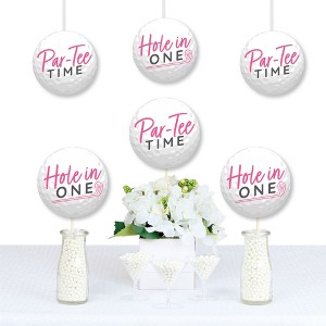 Big Dot of Happiness Golf Girl - Golf Ball Decorations DIY Pink Birthday Party or Baby Shower Essentials - Set of 20 - 1 of 4